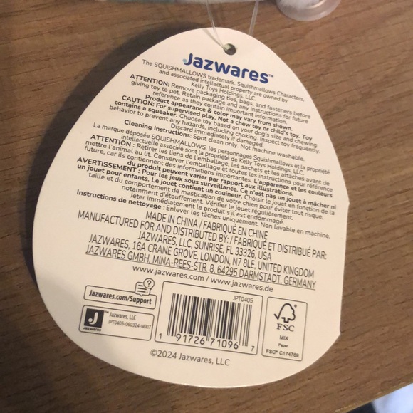 Squishmallow Squeaky Dog Toy - Picture 4 of 6